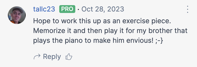MuseScore comment
